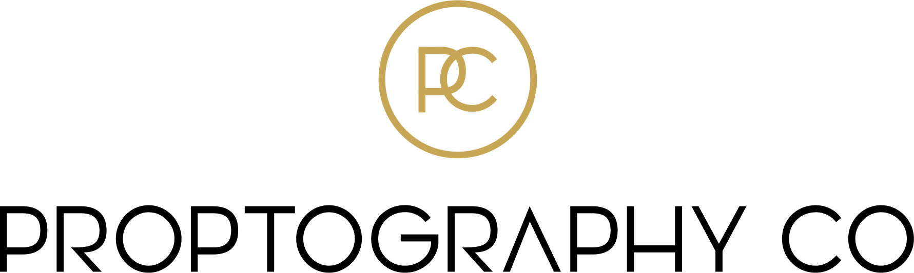 Vertical Logo Satin Gold Black